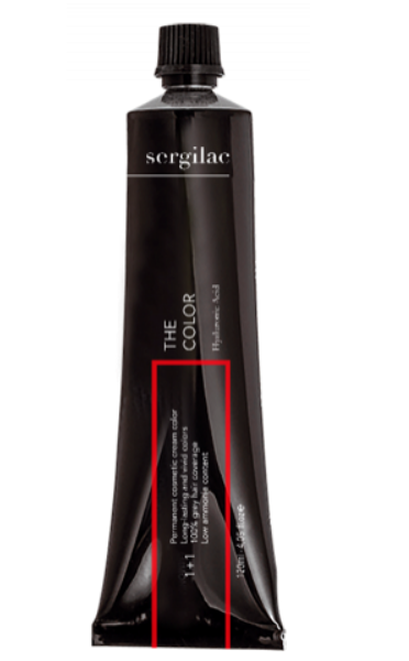 Крем-фарба SERGILAC No12.60, 120 мл