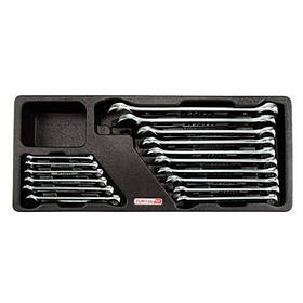 Набір ключів комбінованих 6-24 мм 16 од. (в ложементі) TOPTUL GAAT1604