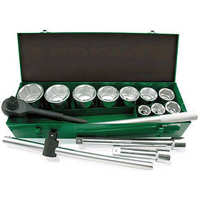 Автомобільний набір інструментів TOPTUL 1" 14 од. (6-гр.) GCAD1402