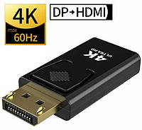 Конвертер DisplayPort DP - HDMI переходник Адаптер 4K