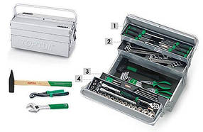 Ящик з інструментом 5 секцій 65 од 1/2" Переносний TOPTUL GCAZ0003