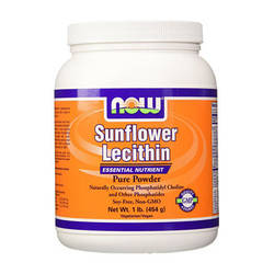 Соняшниковий лецитин NOW Foods Sunflower Lecithin Pure Powder 454 g