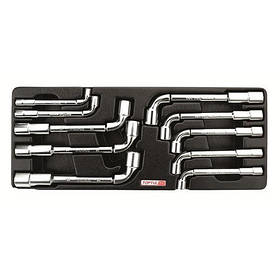 Набір ключів торцевих Г-обр. 8-19 мм 10ед. (в ложементі) TOPTUL GAAT1002