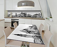 Наклейка 3Д виниловая на стол Zatarga «Старый город» 600х1200 мм для домов, квартир, столов, кофейн,