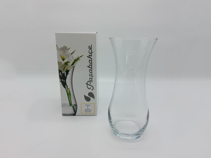 Декоративна Ваза скляна для квітів Flora (Флора) 43737 Pasabahce Туреччина d 11 cm, h 25,5 cm.