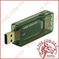 USB тестер KWS-V21 DC 3.5-20V 0-3.3A с счетчиком 0-99999mah LCD