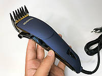 Профессиональная проводная машинка для стрижки волос Gemei 812 с титановыми ножами