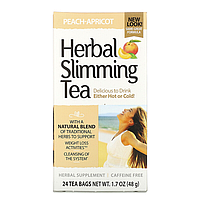 Чай Herbal Slimming Tea 21st Century 24 пакети Персик - Абрикос