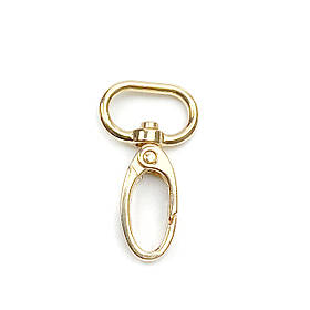 Карабін для сумок KR37-3 (19 мм), колір золото