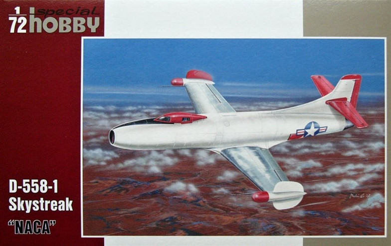 Пластикова модель 1/72 Special Hobby 72214 Американськи реактивний літак D-558-I Skystreak "NACA"