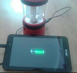 Кемпінговий ліхтар з акумулятором і сонячною панеллю RY-T95A, фото 4