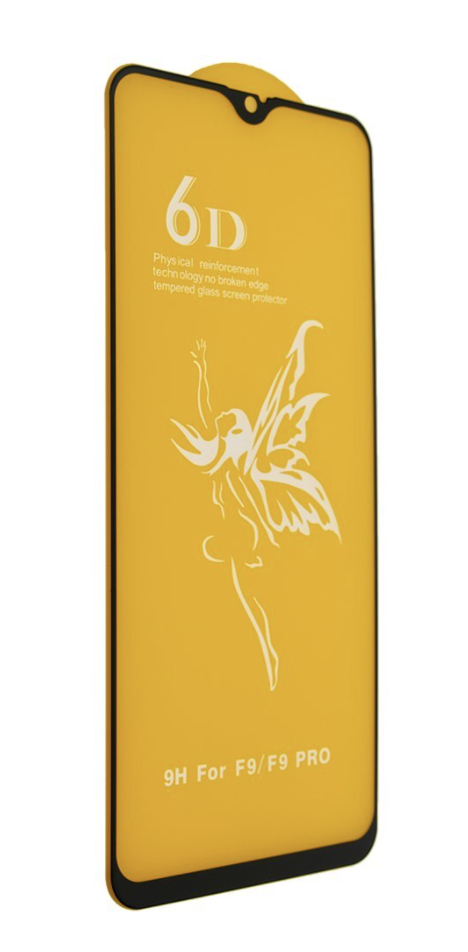 Захисне скло для Oppo F9/Oppo R17/Realme 2 Pro/Realme 3 Pro/Realme 5 Pro/Realme XT, Full Glue, колір чорний, фото 1