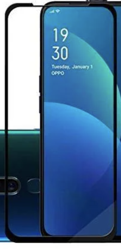 Захисне скло для Oppo F11 Pro , Full Glue, колір чорний, фото 1