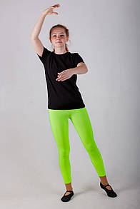 Футболка жіноча з коротким рукавом, чорна, стрейч кулір