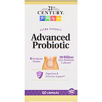 Advanced Probiotic Ultra Potency 21st Century 60 капсул