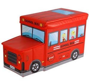 Короб-пуфик для іграшок "Веселий автобус"