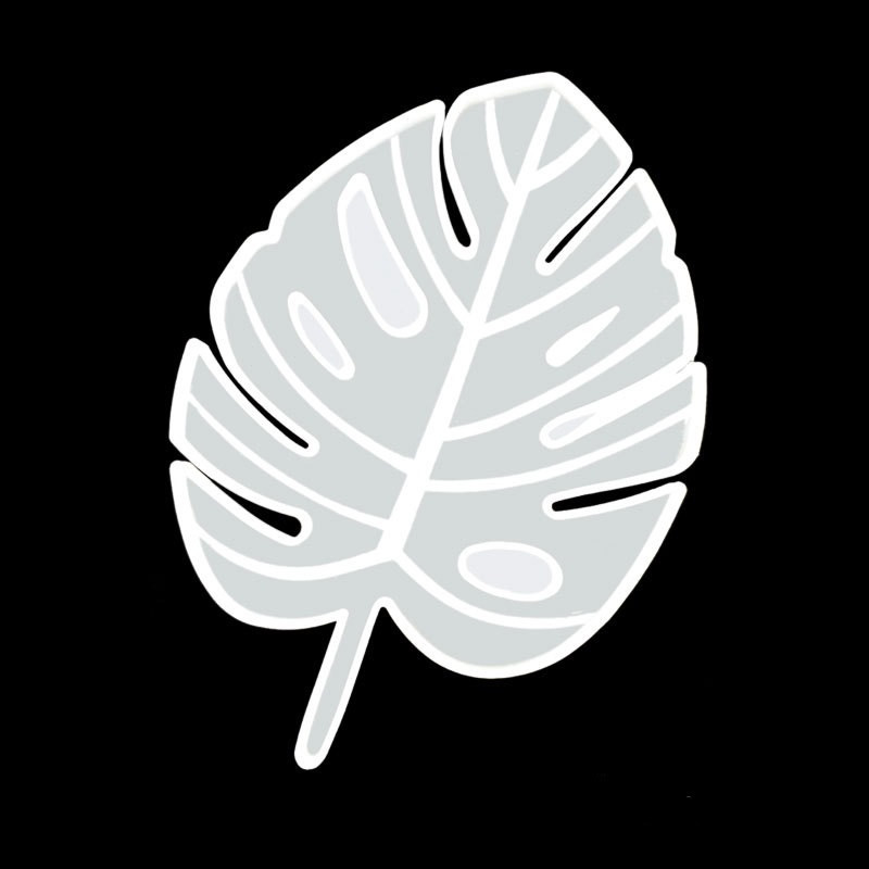 Силіконовий молд, форма, Лист монстери, фото 1