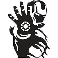 Вінілова наклейка на автомобіль - Залізна людина / Iron Man