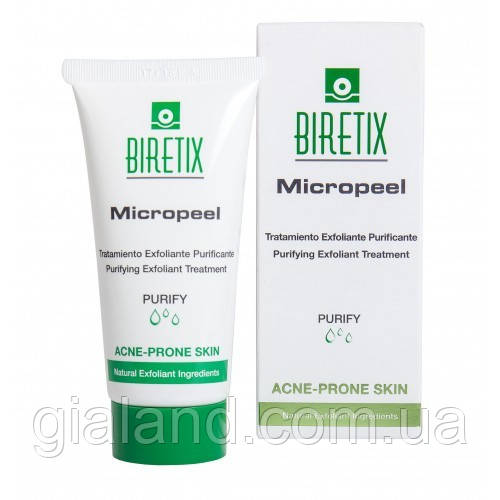 Очисний скраб-ексфоліант для шкіри з акне Cantabria labs Biretix Micropeel Purifying Exfoliant Treatment