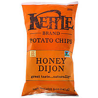 ОРИГИНАЛ!Kettle Foods,Картофельные чипсы,мед и дижонская горчица 141 грамм производства США