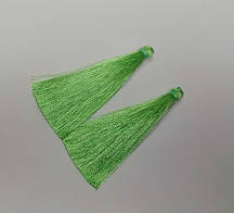 Заготівля для рукоділля Кисть "М'ятна" L-7см d-7мм пара купити біжутерію дешево оптом в інтернеті