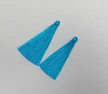 Заготівля для рукоділля Кисть "Блакитна" L-7см d-7мм пара купити біжутерію дешево оптом в інтернеті