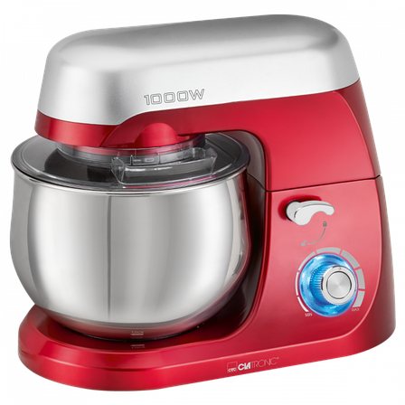 Планетарний міксер тістоміс Clatronic KM 3709 Red з чашею на 5 л. Німеччина, фото 1