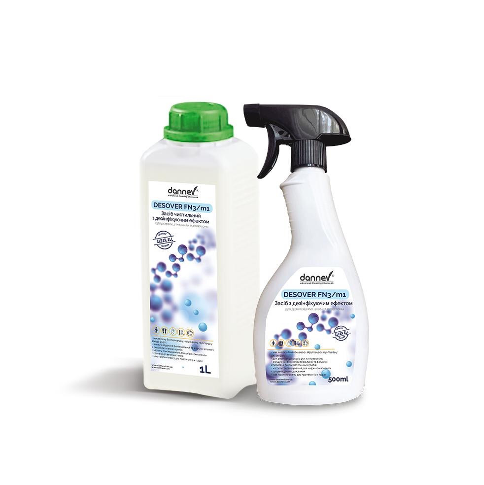 Антисептик Дезінфектор Dannev 500 мл тригер, фото 1