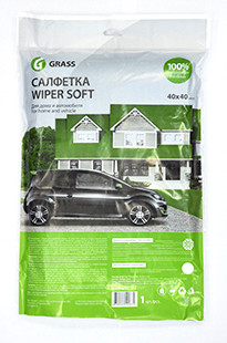 Серветка GRASS Wiper Soft 40*40 мікрофібра IT-0352