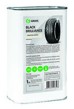 Чернитель шин GRASS Black Brilliance на силіконовій основі 1л 125100