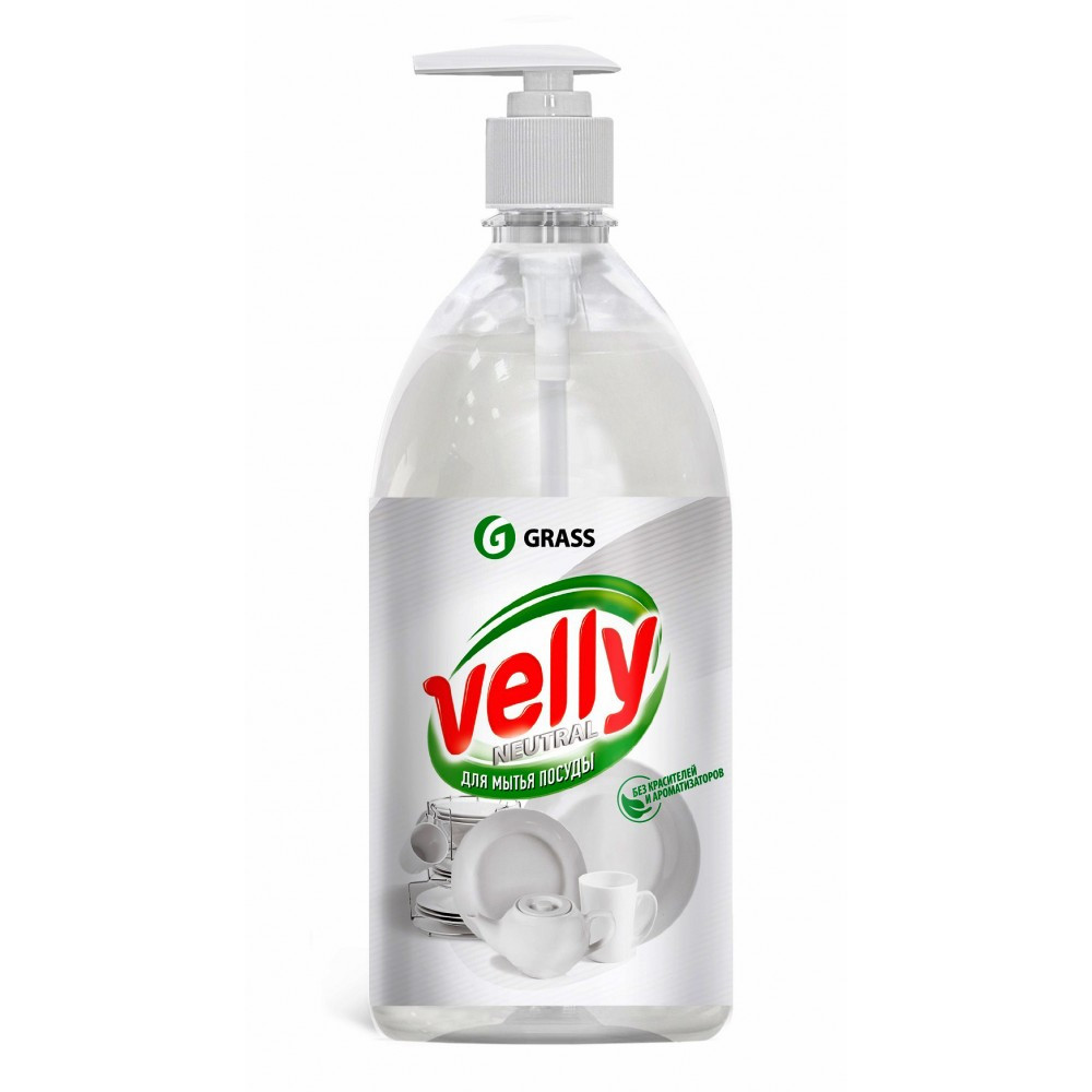 Засіб для миття посуду GRASS "Velly" (neutral) 1л 125434