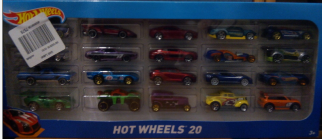 Набір машинок Хот Вілс 20 шт. в асорт (Hot Wheels 20-Car Gift Pack), фото 1