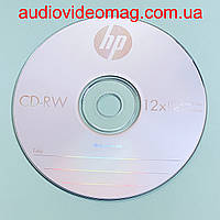 Диск CD-RW HP 700 Mb 12x 80min перезаписований, для багаторазового записування