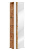 Шкафчик для ванной комнаты высокий с зеркалом CAPRI Comad