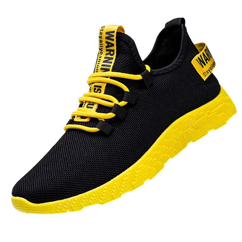 Зручні чоловічі кросівки з жовтою піксельною підошвою - фото 2 - id-p1274861828