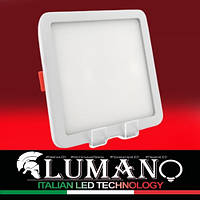 Панель LED 6W 6000K квадрат (100х100) (рег.50-80) врізна/універсальна (рухомі кліпси) LUSQ-UNI-6W LUMANO