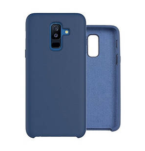 Чехол Silicone Case для Samsung Galaxy A6 plus Blue