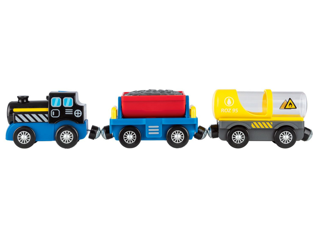 Електролокомотив з вагоном для дерев'яної залізниці Playtive Thomas 2 Німеччина