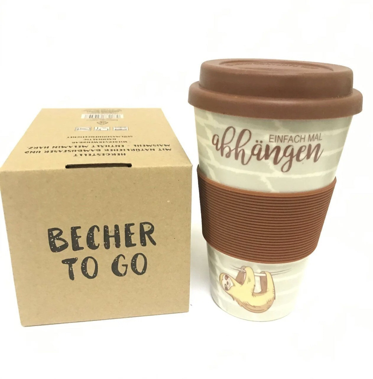 Кавовий кухоль to Go Becher 350ml Bambus