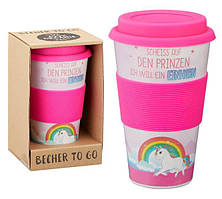 Кавовий кухоль to Go Becher 350ml Bambus Den Prinzen