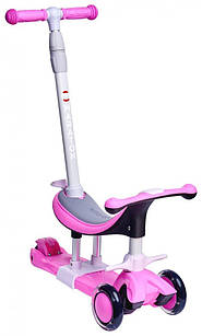 Самокат Maraton Credo 5 in 1 рожевий