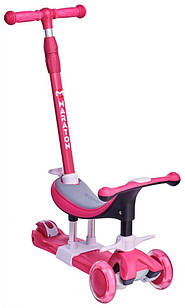 Самокат Maraton Credo 5 in 1 рожевий