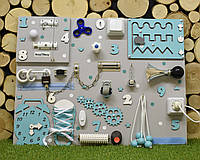 Игрушки для детей 1 год, Развивающая Доска Бизиборд Бизикуб, Игрушка Монтессори, 50*65