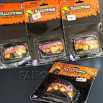 Щелепа вставна силіконова на Хелловін, мікс, Челюсть резиновая на хэллоуин, фото 3