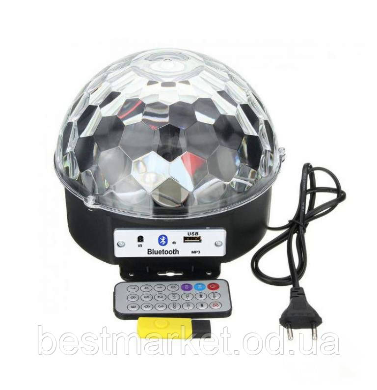 Светодиодный Диско Шар с Bluetooth LED Magic Ball Light MP3 - фото 3 - id-p838009754