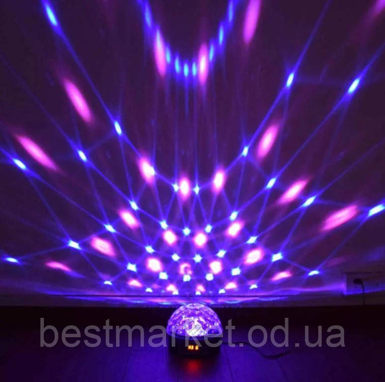 Светодиодный Диско Шар с Bluetooth LED Magic Ball Light MP3 - фото 9 - id-p838009754