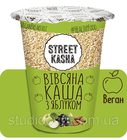 ВІВСЯНА КАША З ЯБЛУКОМ 50 Г