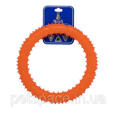 Іграшка для собак кільце ModeS Denta M (МодеС Дента, помаранчевий колір), 20см.