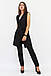 Жіночий подовжений костюм Endru, чорний, фото 2