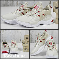 Кросівки жіночі модні повсякденні Calculated L1600-25 бежеві, демісезонні. Розмір 36 - 41